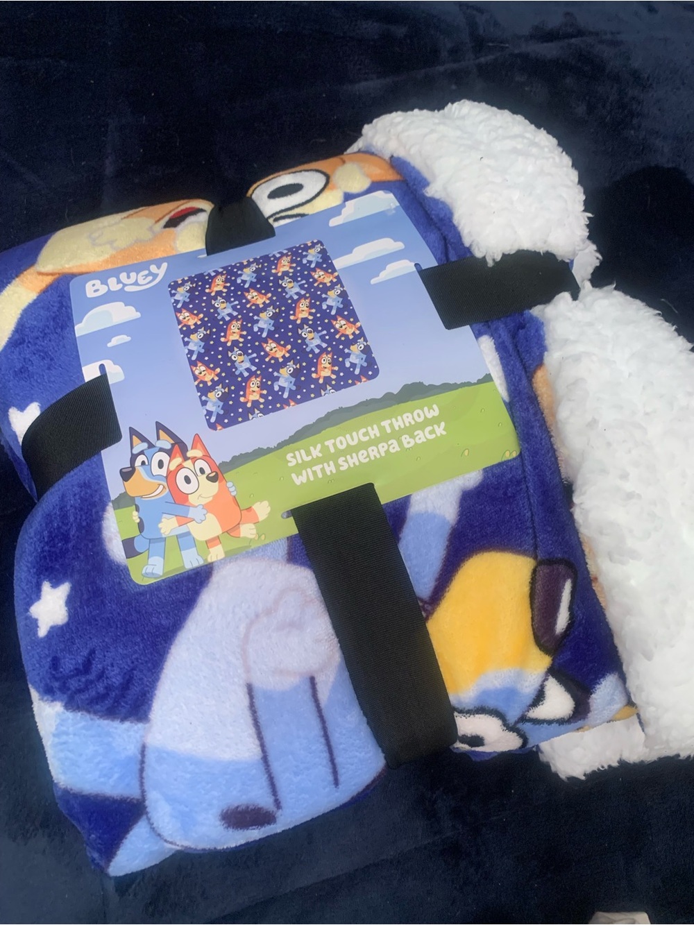Bluey Sherpa Throw Blanket -